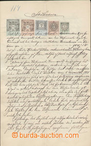 91483 - 1881 AUSTRIA-HUNGARY comp. 2 pcs of documents, debit notes,