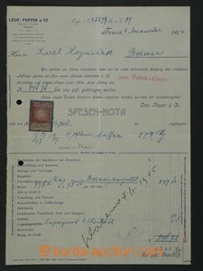 91485 - 1904 AUSTRIA-HUNGARY account editions, firm L.Popper, Tries