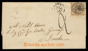 91545 - 1863 folded letter with Mi.4 - light color shade (!) and wid