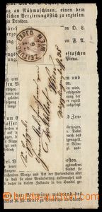 91907 - 1868 celá novinová páska s adreskou, vyfr. novinovou zn.