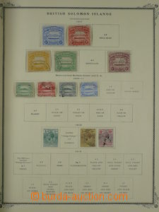 93484 - 1907-70 BRITISH SOLOMON ISL. zajímavá menší sbírka na