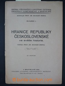 93643 - 1924 Richard Horna: Hranice Republic Czechoslovak in light h