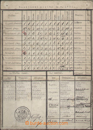 94066 - 1932 POSTAL HISTORY rozdělovník service on/for December 1