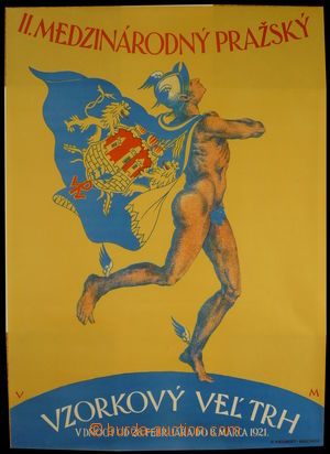 94325 - 1921 EXHIBITIONS advertisement poster, International sample