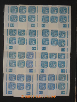 94688 - 1943 BOHEMIA-MORAVIA / NEWSPAPER STAMPS selection of bloks