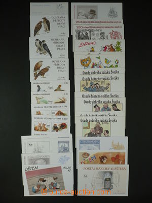 94810 - 1995-2003 ČESKO / ZNÁMKOVÉ SEŠITKY sestava 41ks známko