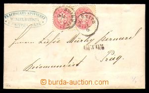 95955 - 1864 skládaný R-dopis vyfr. zn. Mi.32 4x, DR SMIRZITZ 4/6,