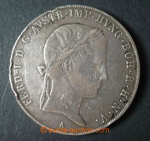 96107 - 1841 RAKOUSKO Ferdinand I., 1 tolar, mincovna Wien, Ag, kva