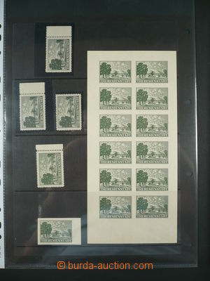 96133 - 1939-45 BOHEMIA-MORAVIA interesting comp. of stamps, coupon