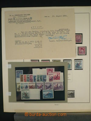 96311 - 1939-45 SLOVAKIA small collection on free album sheets, con