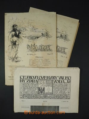 96516 - 1919-20 CZECHOSLOVAK LEGIONS comp. 3 pcs of journals, War r