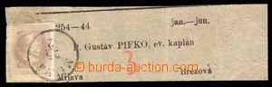 96560 - 1867 novinová páska vyfr. zn. Mi.42, Hlava Merkura, DR MIA