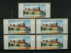 97359 - 2005 Pof.AT3 Jindřichův Hradec, sestava 5 kusů různých hodno