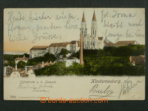 97462 - 1905 KLOSTERNEUNBURG - pohled na kostel, DA, prošlá, odře