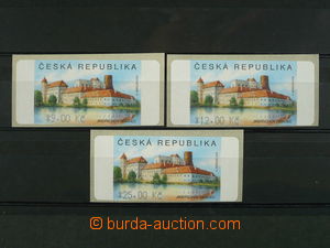 97501 - 2005 Pof.AT3 Jindřichův Hradec, sestava 3 kusů (hodnoty 9, 1