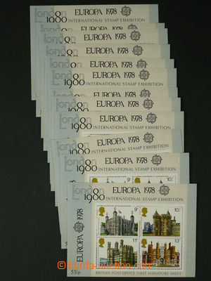 97634 - 1978 Blok 1 (Mi.760-763), Historické budovy (výstava známek)