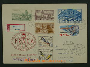 97728 - 1981 COB15, PRAGA 1962 60h, zaslaná jako R, bohatá přídavná