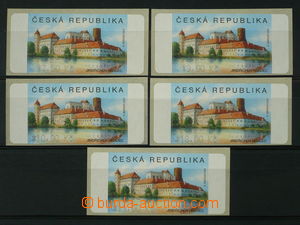 99336 - 2005 Pof.AT3, Jindřichův Hradec, sestava 5 kusů (hodnoty 7,5