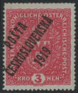 199271 / 0 - Filatelie / ČSR I. / PČ 1919 / Rakouské Výplatní velký formát