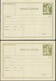 48869 / 1445 - Philately / Czechoslovakia 1945-1992 / Postal Stationery CZE 1945-1992 / Telegram Certificates of Mailing