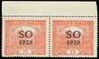 72138 / 543 - Philately / Czechoslovakia 1918-1939 / Plebiscitary Zone Eastern Silesia SO 1920