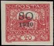 74548 / 544 - Philately / Czechoslovakia 1918-1939 / Plebiscitary Zone Eastern Silesia SO 1920