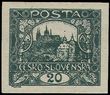 74902 / 80 - Filatelie / ČSR I. / Hradčany 1918 - zkusmé tisky