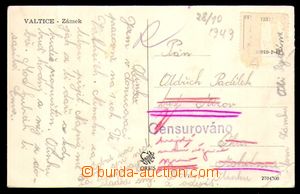 100037 - 1949 MÍROV  postcard redirected on/for krajskou court vězn