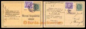 100069 - 1918 CPŘ3Pa Charles 8h, comp. 2 pcs of PC with private adde