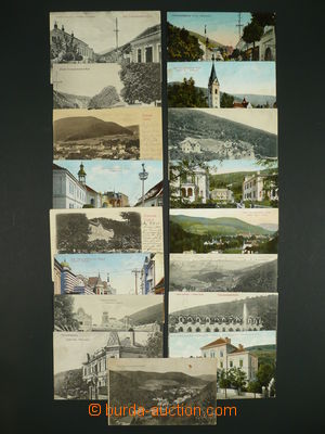 100167 - 1902-18 TRENČIANSKE TEPLICE - sestava 18ks pohlednic, zají