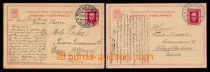 100221 - 1931 CDV35, Dopisnice pro cizinu, 2 kusy, zasláno do Itáli