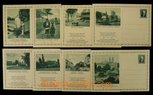 100270 - 1934 CDV52/1-8, Podkarpatská Rus, kompletní série, drobn