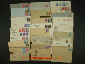 100435 - 1939-45 BOHEMIA-MORAVIA  selection of 23 pcs of letters, 2x 