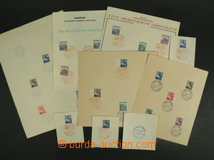 100489 - 1939-42 selection of 26 pcs of special postmark postmarks on