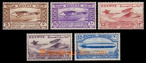 100499 - 1933 Mi.186-190, Air-mail congress, good condition, c.v.. 85