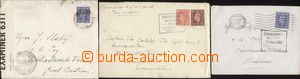 100551 - 1941-43 comp. 3 pcs of letters Us CS.FP, 1x light stains