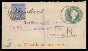 100682 - 1891 postal stationery cover ½A, Queen Victoria in/at g