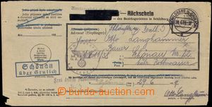 100775 - 1939 postal-agency SCHÖNAU über Grulich (Geb.1309/3), fram