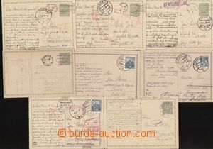 101088 - 1938 comp. 8 pcs of correspondence cards, life story, variou