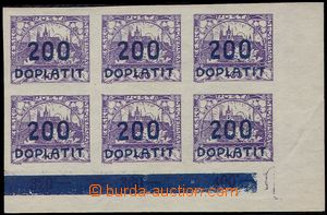 101397 - 1922 Pof.DL28, Postage Due - overprint issue Hradcany 200/40