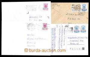 101554 - 1991-99 comp. 4 pcs of entires franked/paid forgeries postag