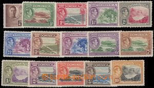 101584 - 1938 Mi.93-106, 107, Jiří VI., kat 70€