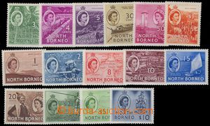 101588 - 1954 Mi.294-308, Elizabeth II., c.v.. 100€