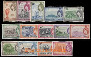 101603 - 1954 Mi.14-27, Elizabeth II., c.v.. 90€