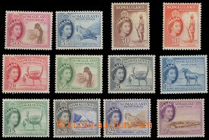 101607 - 1953 Mi.121-131, 134, Elizabeth II., c.v.. 65€
