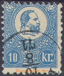 101788 - 1871 Mi.4, Franz Josef, 25K modrá