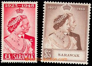 101842 - 1948 Mi.165-166, Silver Jubilee, c.v.. 50€