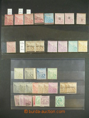 101931 - 1864-1900 obchodní zásoba a výběrová sestava známek, o