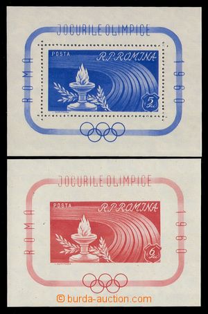 102015 - 1960 Mi.Bl.46-47, Olympic Games, c.v.. 55€