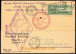 102052 - 1930 USA  korespondenční lístek do Vídně přepravený v